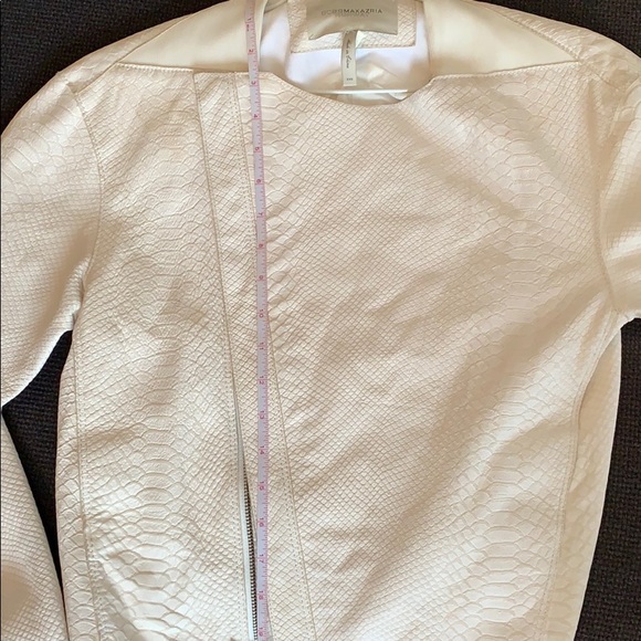 White leather jacket - BCBG maxazria runway - Picture 10 of 12